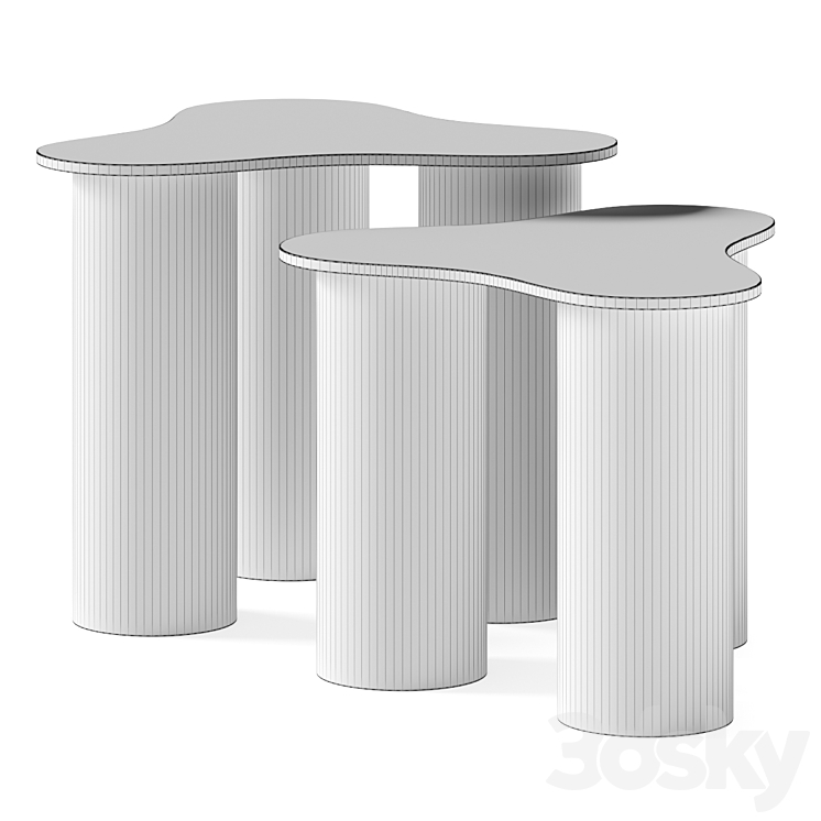 Archive for Space 001 Side Tables 3DS Max Model - thumbnail 2