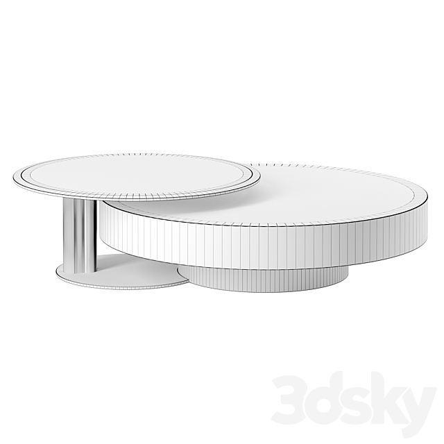 Arena coffee table by Cattelan Italia 3DS Max Model - thumbnail 2