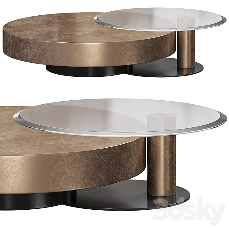 Arena Coffee Table by cattelanitalia 3DS Max Model - thumbnail 1