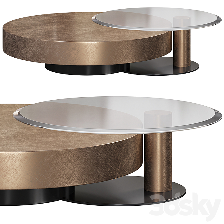 Arena Coffee Table by cattelanitalia 3DS Max - thumbnail 1