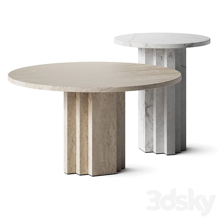 Arflex Scalea Coffee Tables 3DS Max - thumbnail 1