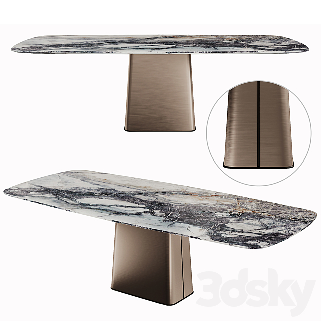 Arketipo ICON Dining Table 3DSMax File - thumbnail 1