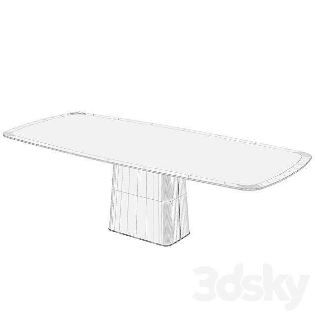 Arketipo ICON Dining Table 3DSMax File - thumbnail 2