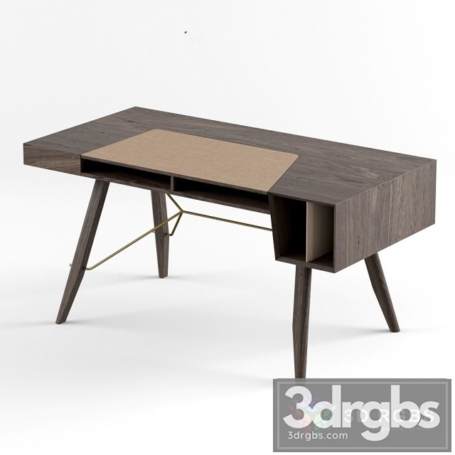 Arketipo Inkiostro Desk 3dsmax Download - thumbnail 1