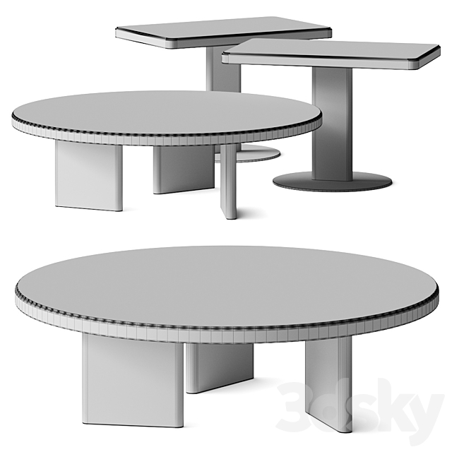 Arper Roopa Coffee Table 3ds Max - thumbnail 3