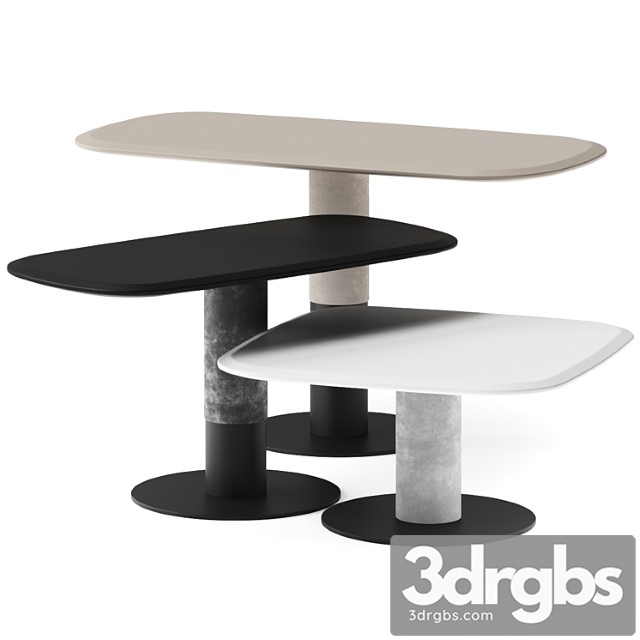 Art Nova Dynamic Coffee Tables 3dsmax Download - thumbnail 1