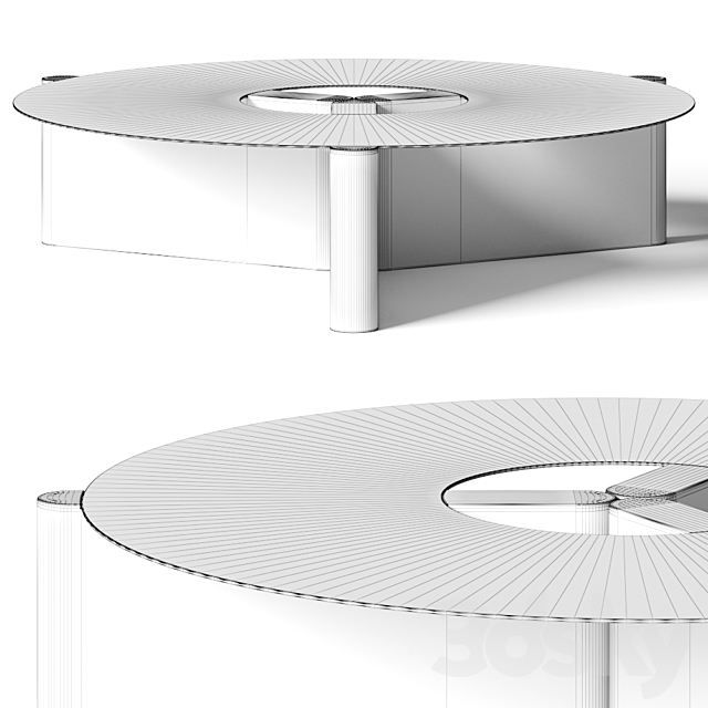 Artefatto Orbit Contemporary Coffee Table 3DSMax File - thumbnail 2