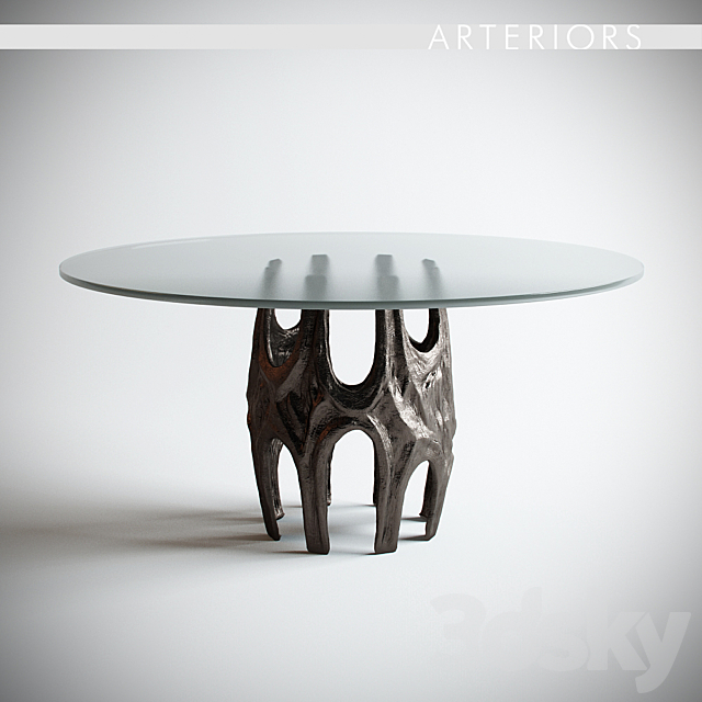 Arteriors Naomi Dining Table 3DSMax File - thumbnail 1