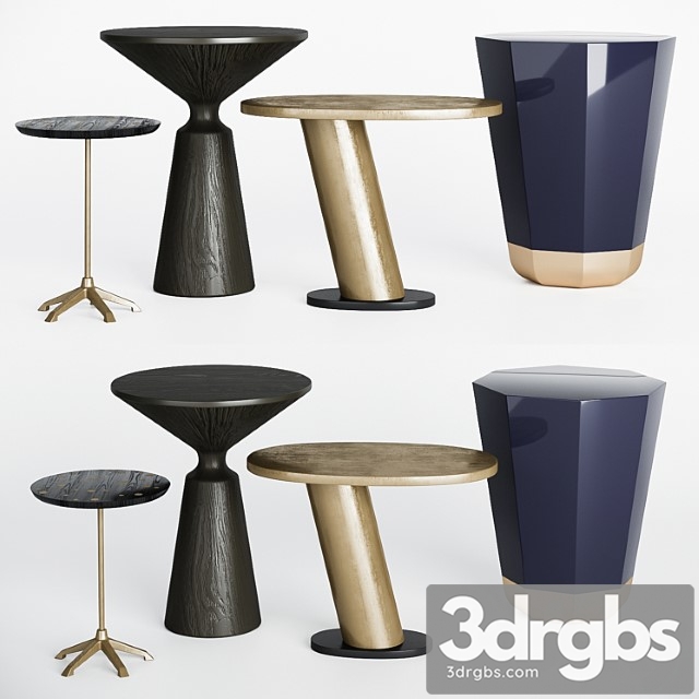 Arteriors side round tables set - thumbnail 1