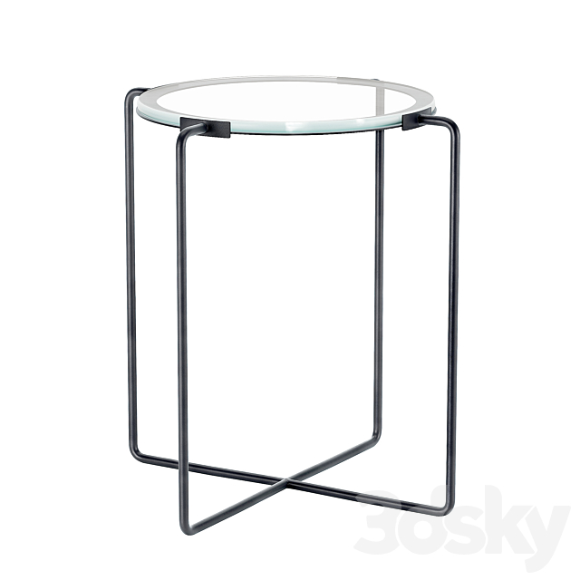 Artilleriet Side Table 1 Tier 3DSMax File - thumbnail 1