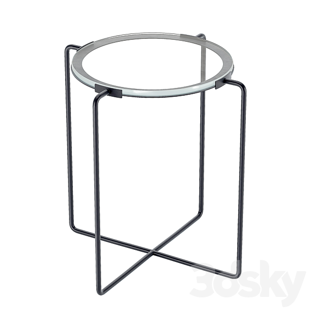 Artilleriet Side Table 1 Tier 3DSMax File - thumbnail 2