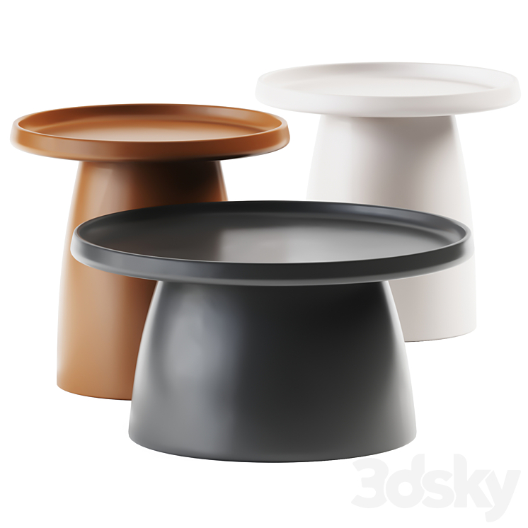 ArtissIn Coffee Table Mushroom Nordic 3DS Max Model - thumbnail 1