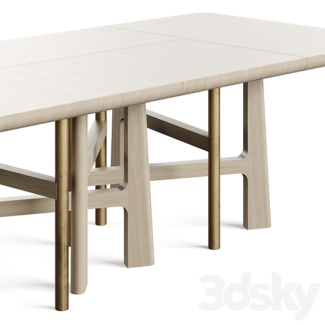 Atelier Tortil Wood I Table 3DS Max Model - thumbnail 3