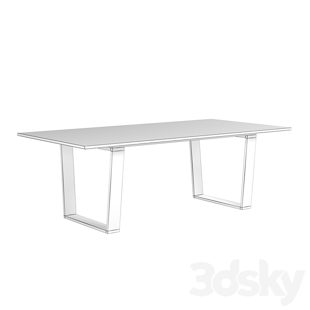 Atlas Coffee Table 3DS Max Model - thumbnail 4