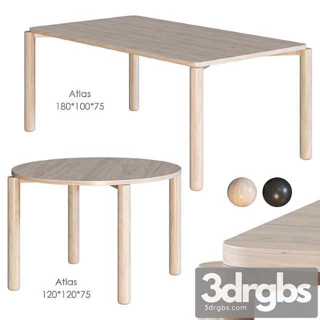 Atlas dining table teulat - thumbnail 1