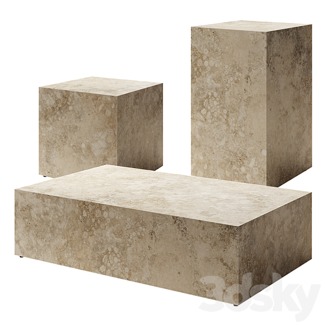 AUDO Plinth Marble Table by Norm (Menu) 3DS Max Model - thumbnail 2