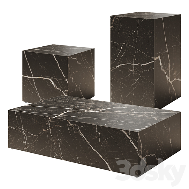 AUDO Plinth Marble Table by Norm (Menu) 3DS Max Model - thumbnail 4