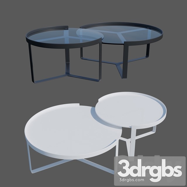 Aula Nesting Coffee Table 3dsmax Download - thumbnail 1