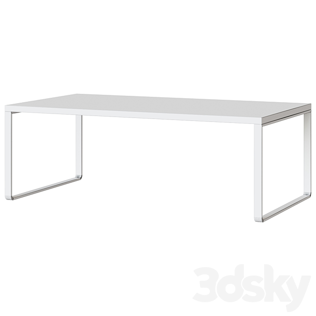 Avalon coffee table 3DS Max Model - thumbnail 5