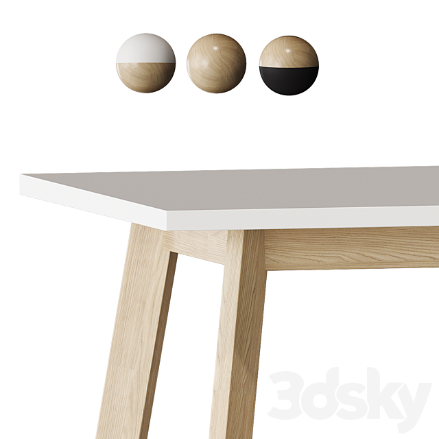 Avalon dining table Divan.ru 3DS Max Model - thumbnail 3