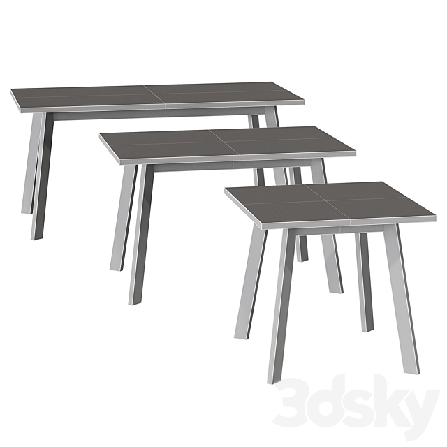 Avalon dining table Divan.ru 3DS Max Model - thumbnail 4