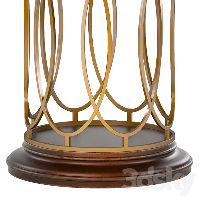 Avalon Heights-Neo Deco Pedestal Table 3DSMax File - thumbnail 2