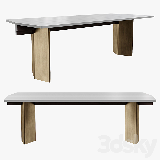 Avenue road – Zor table 3DS Max Model - thumbnail 1