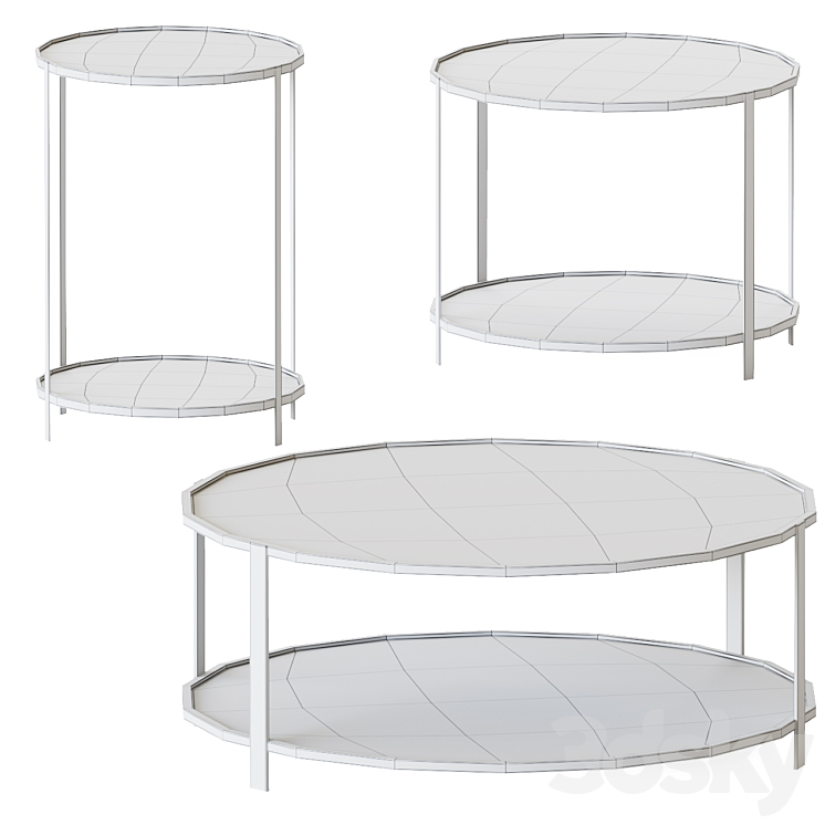 Aytm FUMI Tables 3DS Max Model - thumbnail 2