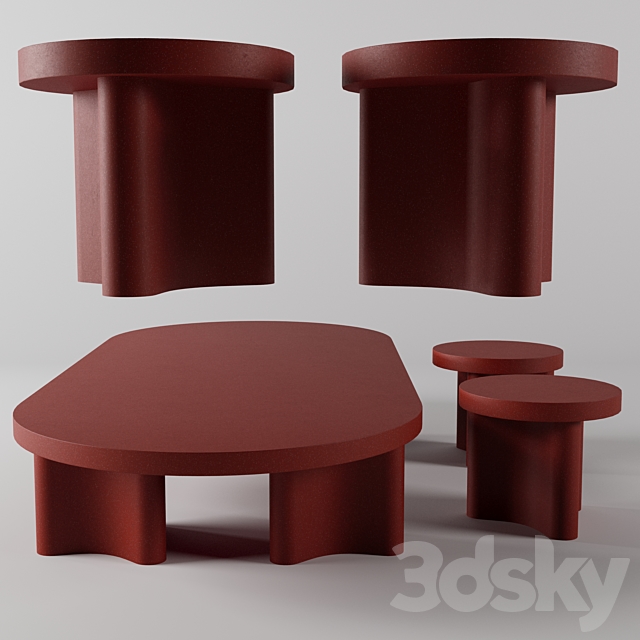 AZO tables 3DSMax File - thumbnail 1