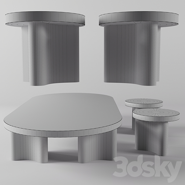 AZO tables 3DSMax File - thumbnail 2