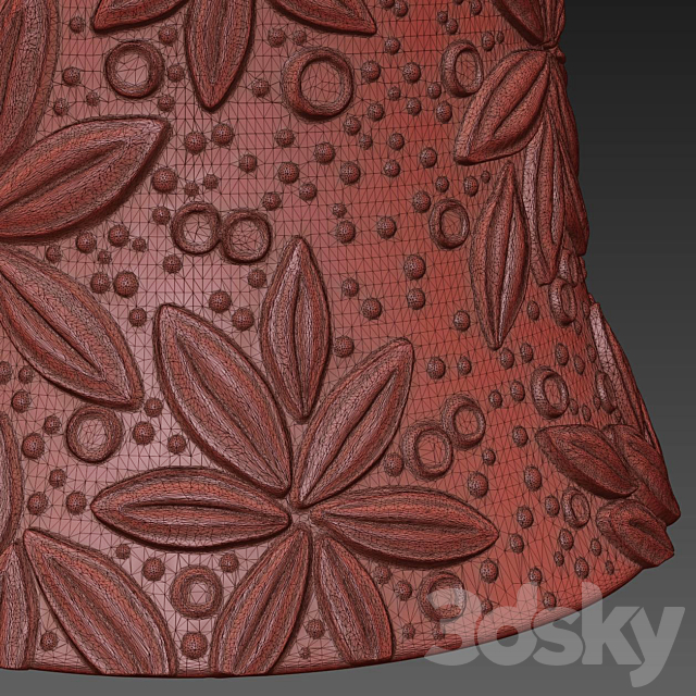 BAKER Petal Drum Table 8684 3DSMax File - thumbnail 3