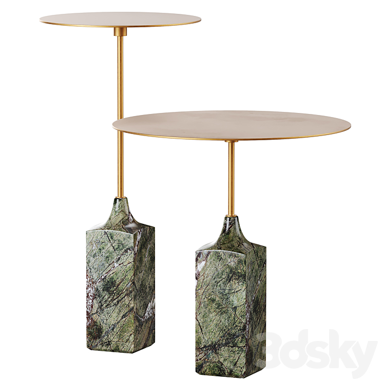 Ballam Side Tables by CB2 3DS Max Model - thumbnail 3