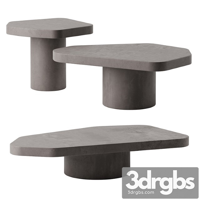 Bao Coffee Tables By Baxter 3dsmax Download - thumbnail 1