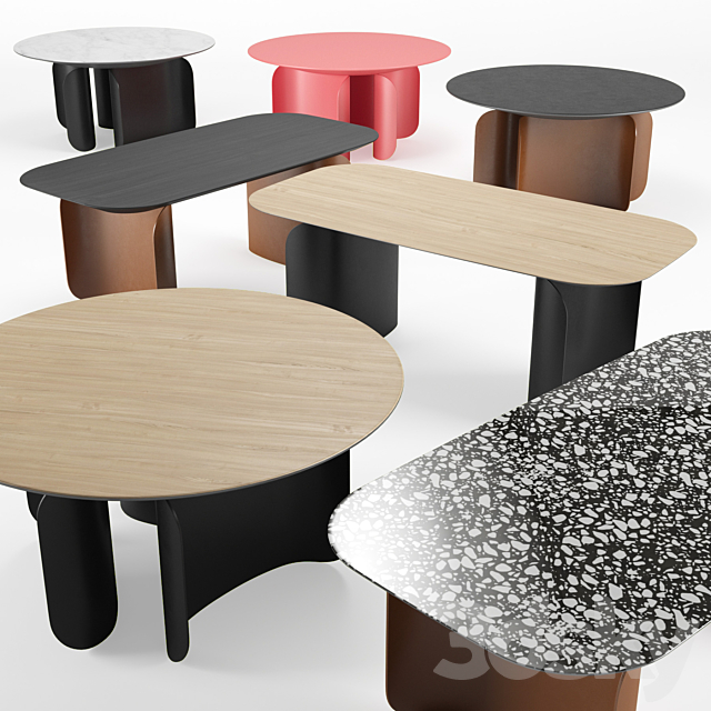 Barry tables by miniforms 3DSMax File - thumbnail 2