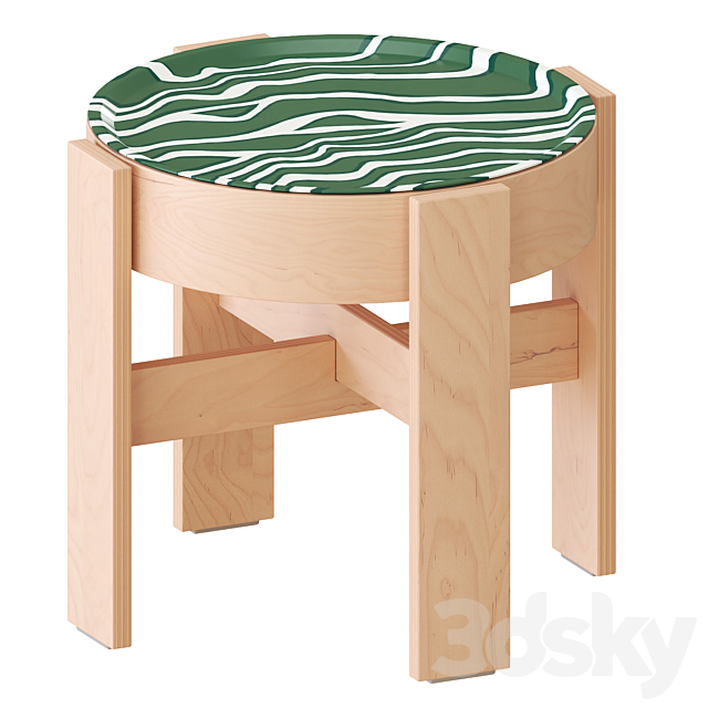 BASTUA Side Tables 3ds Max - thumbnail 3