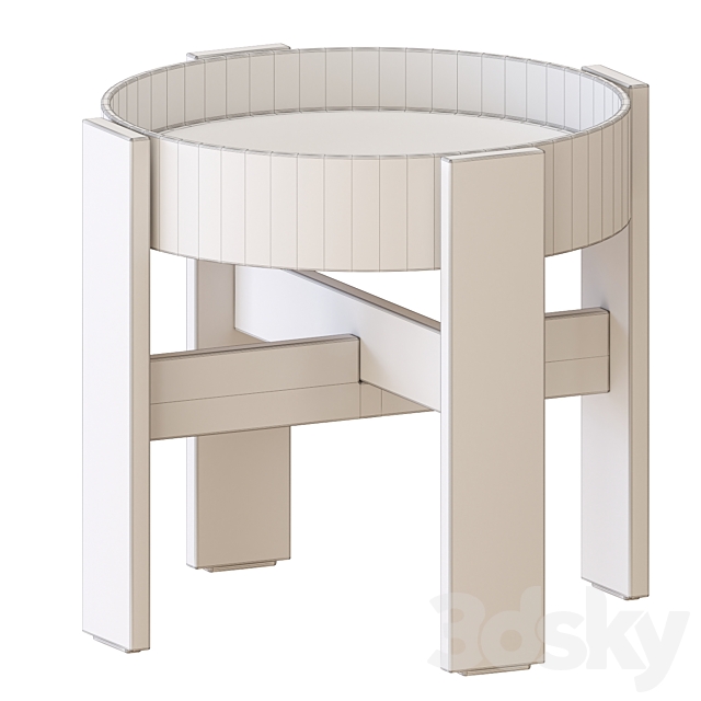 BASTUA Side Tables 3dsMax Model - thumbnail 5