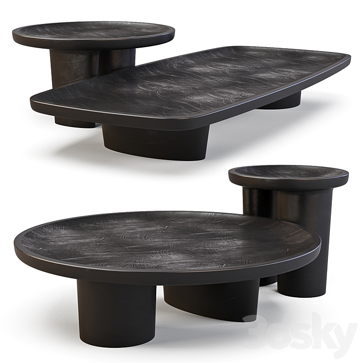 Baxter: Calix – Coffee Tables 3DS Max - thumbnail 1