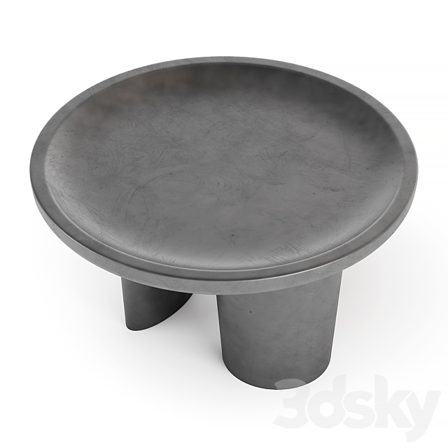 Baxter Calix coffee tables 3DS Max Model - thumbnail 2