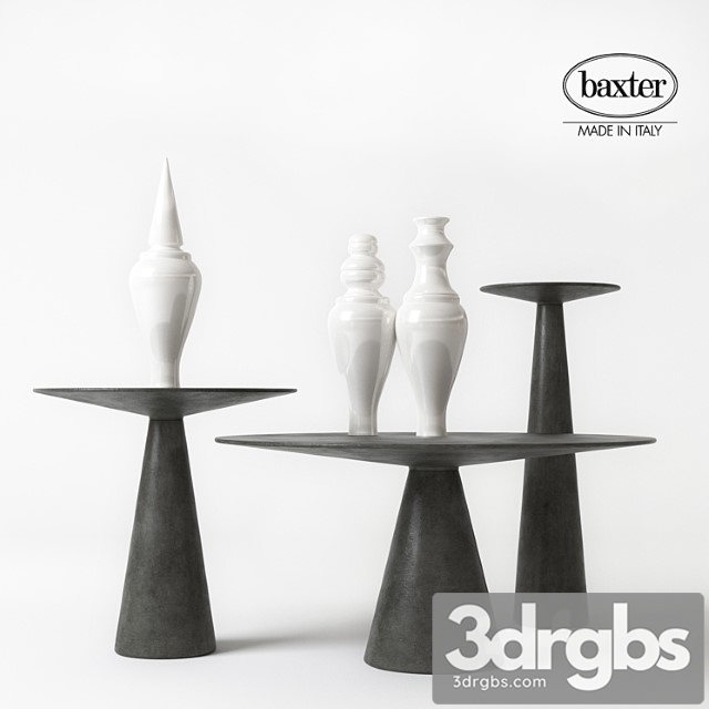 Baxter jove coffee tables outdoor 2 3dsmax Download - thumbnail 1