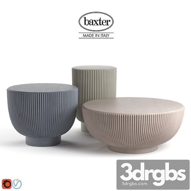 Baxter Juno Small Table 2 3dsmax Download - thumbnail 1