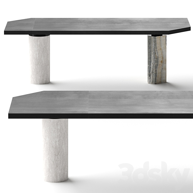 Baxter Jupiter Dining Table 3DSMax File - thumbnail 1