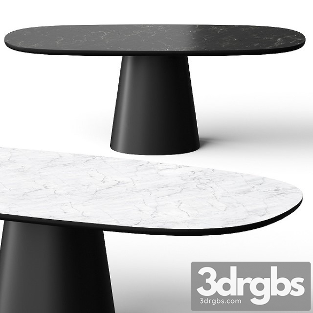 BB Italia Allure O Dining Table 3dsmax Download - thumbnail 1