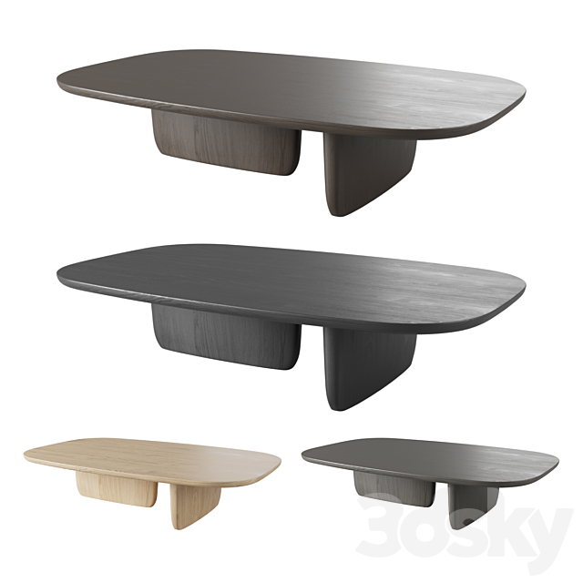 B&B Italia Tobi-Ishi small table 3DSMax File - thumbnail 1