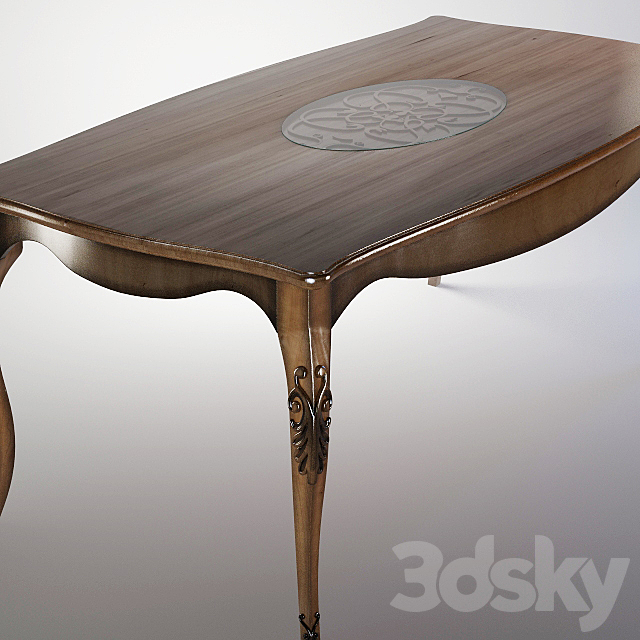 Bbelle Diva table 3DS Max Model - thumbnail 2