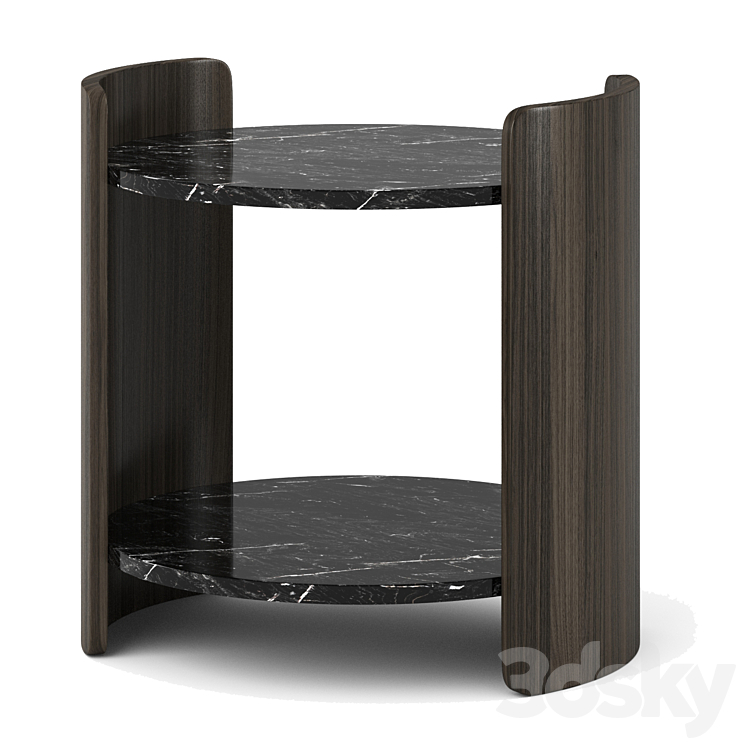 Bedside table Mirach 3DS Max Model - thumbnail 1