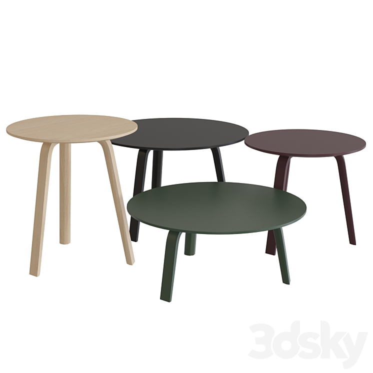 Bella Coffee Table 3DS Max - thumbnail 1