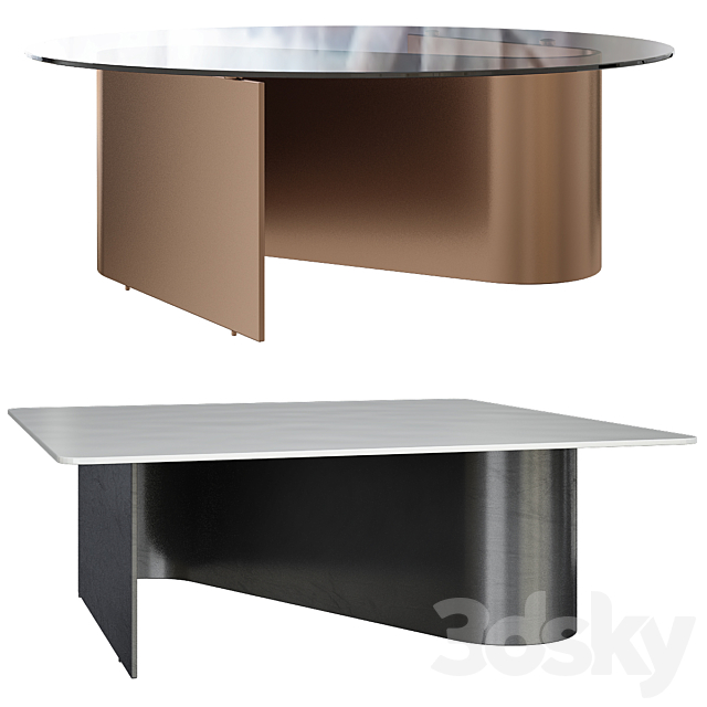 Bender minotti coffee tables 3DSMax File - thumbnail 1