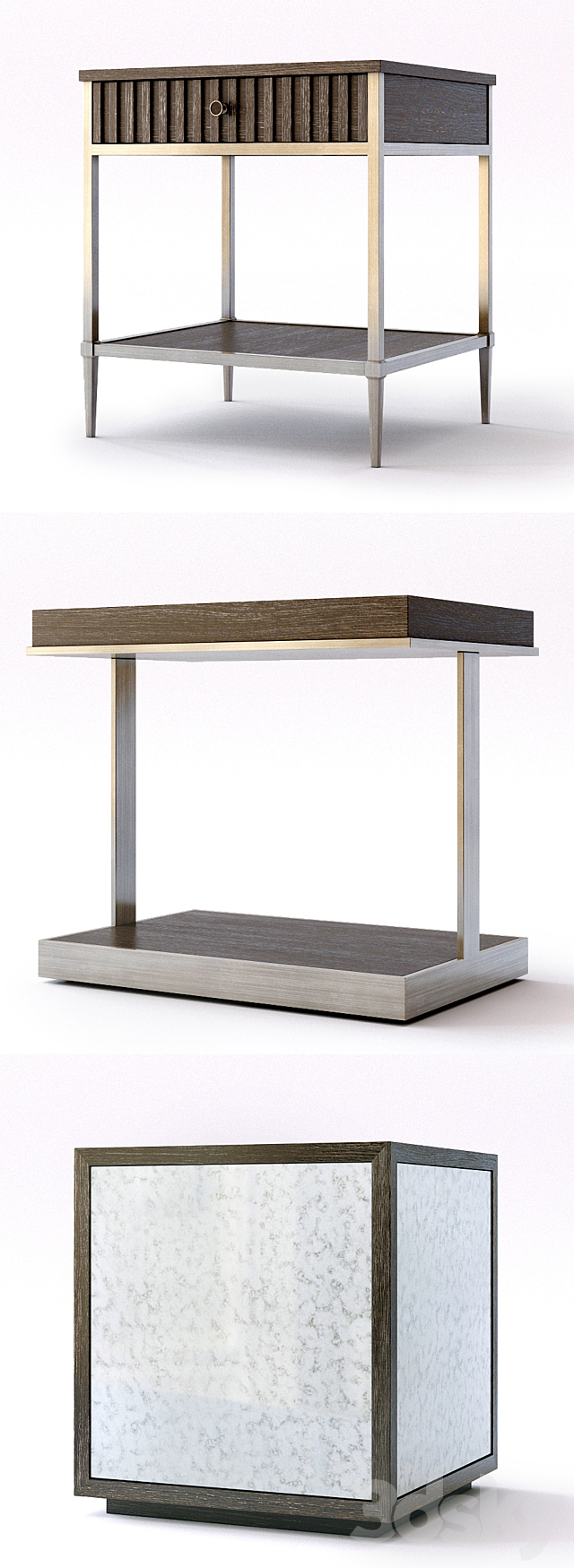 Bernhardt Clarendon End Tables 3DS Max Model - thumbnail 2