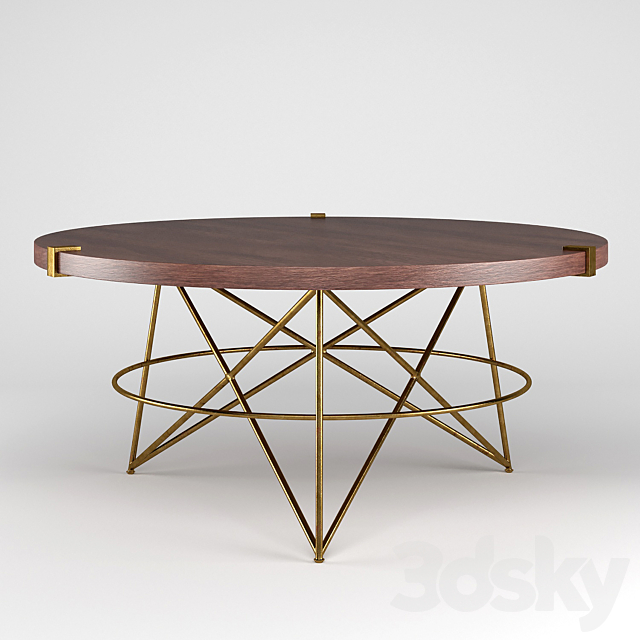 Betelline Coffee Table 3ds Max - thumbnail 1