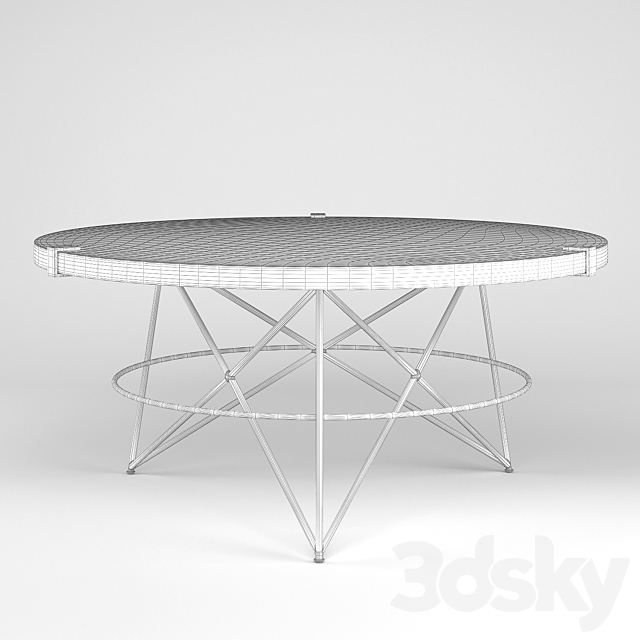 Betelline Coffee Table 3ds Max - thumbnail 2